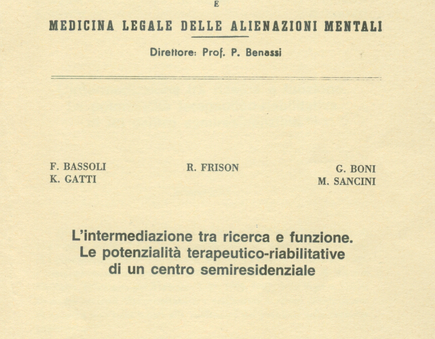 L’intermediazione tra ricerca e funzione