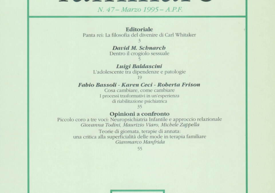 Cosa cambiare, come cambiare