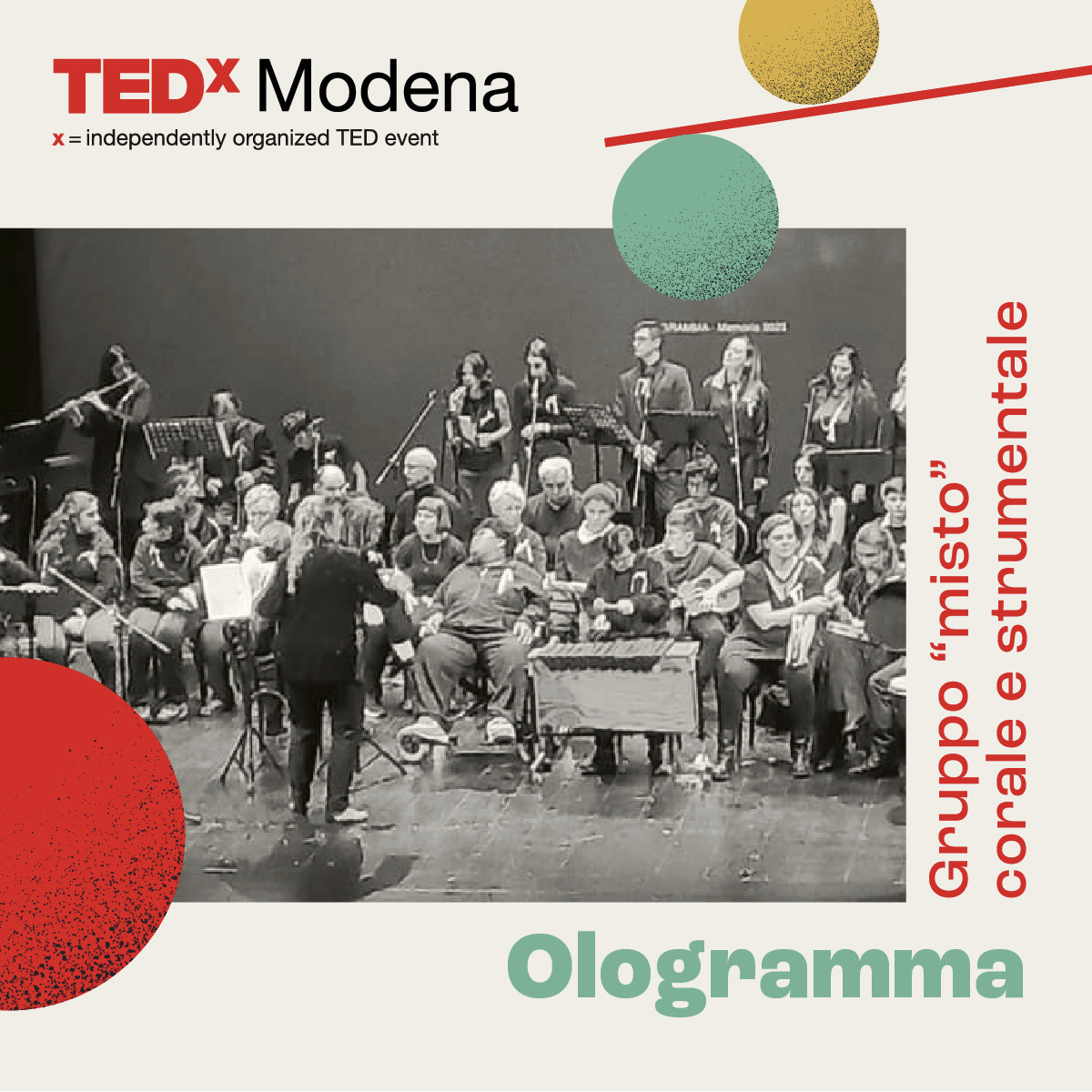 TEDx Modena – Teatro Storchi 13 Maggio 2023