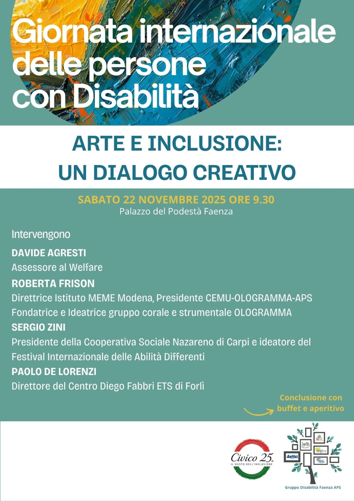 ARTE E INCLUSIONE: UN DIALOGO CREATIVO – FAENZA