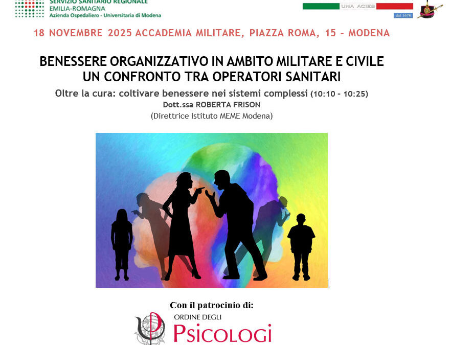 CONVEGNO – Benessere organizzativo in ambito militare e civile – MODENA