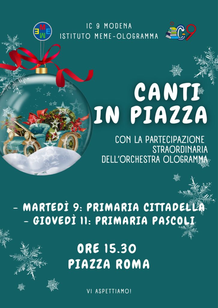 OLOGRAMMA – CANTI IN PIAZZA – MODENA