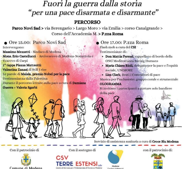 OLOGRAMMA – 2ª MARCIA PER LA PACE – MODENA
