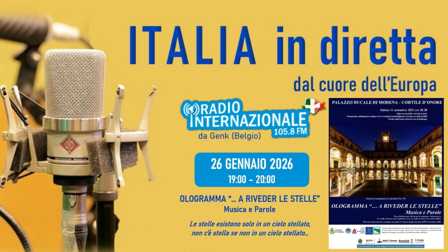 OLOGRAMMA – …A RIVEDER LE STELLE – GENK