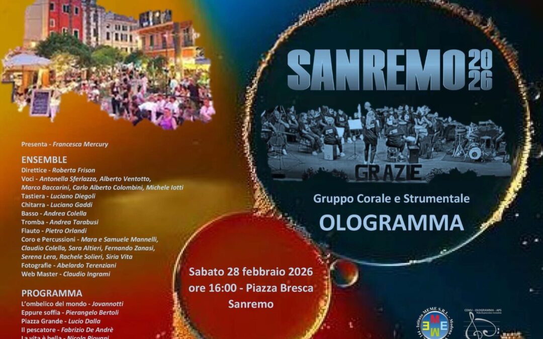 OLOGRAMMA – SANREMO 2026 – SANREMO