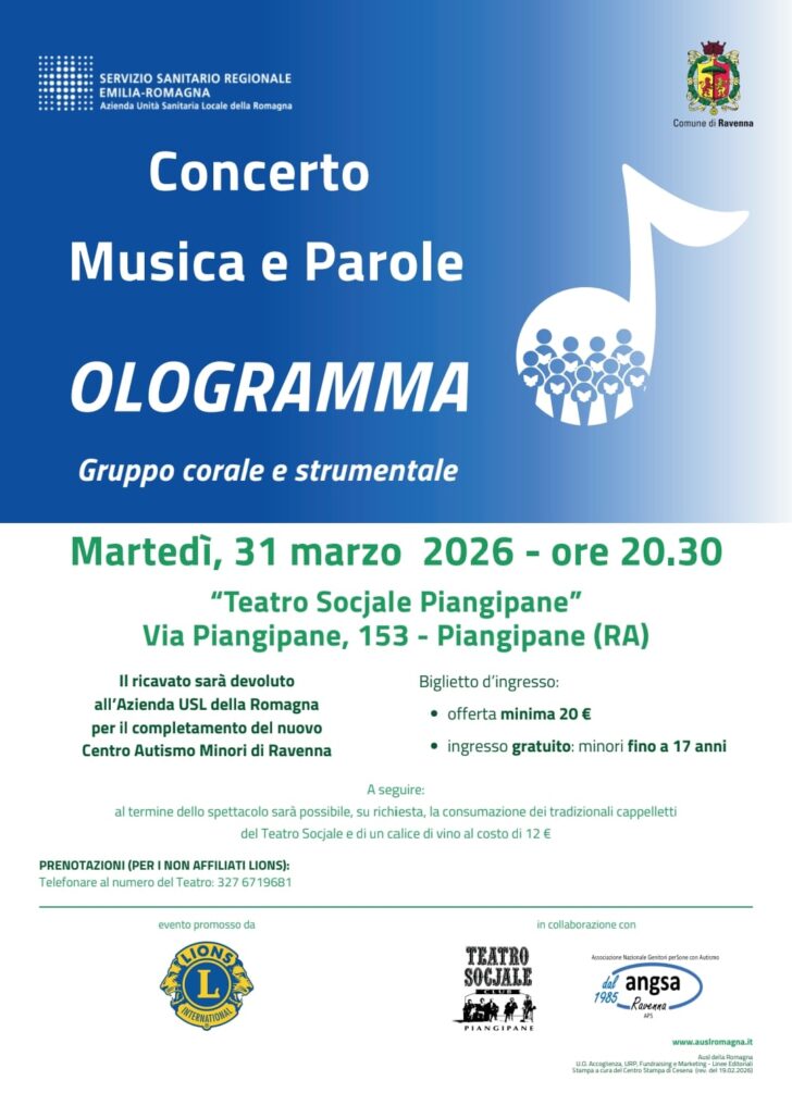 OLOGRAMMA – MUSICA E PAROLE – PIANGIPANE (RA)