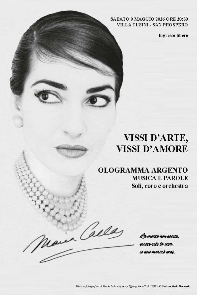 OLOGRAMMA ARGENTO – VISSI D’ARTE, VISSI D’AMORE – SAN PROSPERO