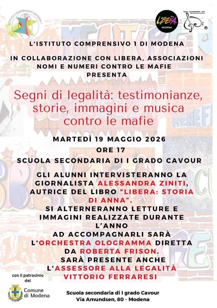 OLOGRAMMA – SEGNI DI LEGALITÀ – Modena