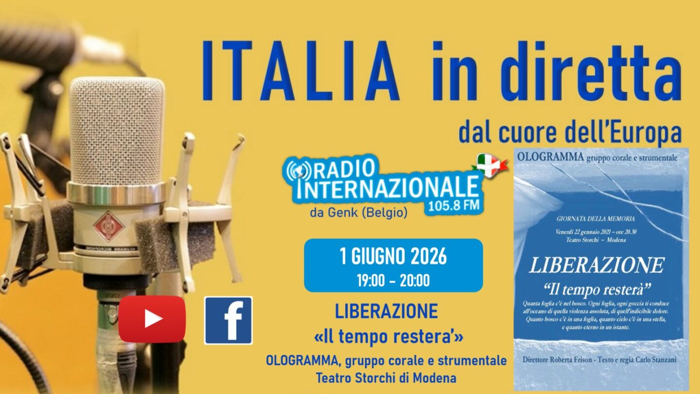 OLOGRAMMA – LIBERAZIONE “IL TEMPO RESTERÀ” – GENK