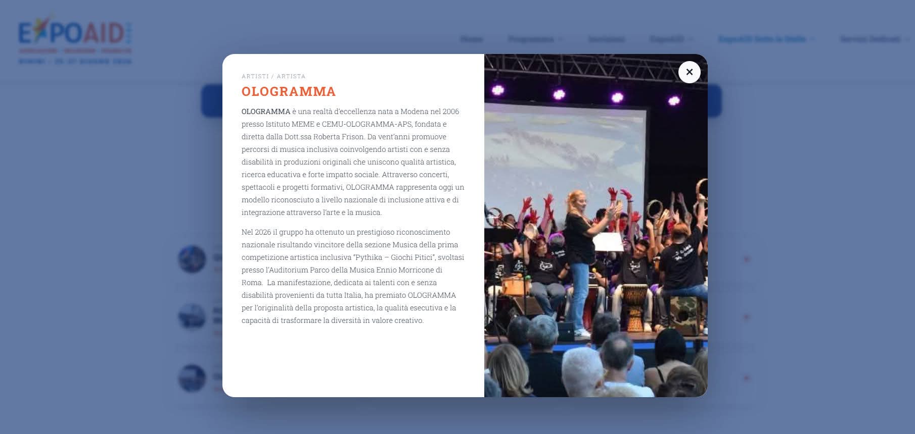 OLOGRAMMA Band vincitrice categoria Musica a Pythika Giochi Pitici 2026 OLOGRAMMA Band vincitrice categoria Musica a Pythika Giochi Pitici 2026