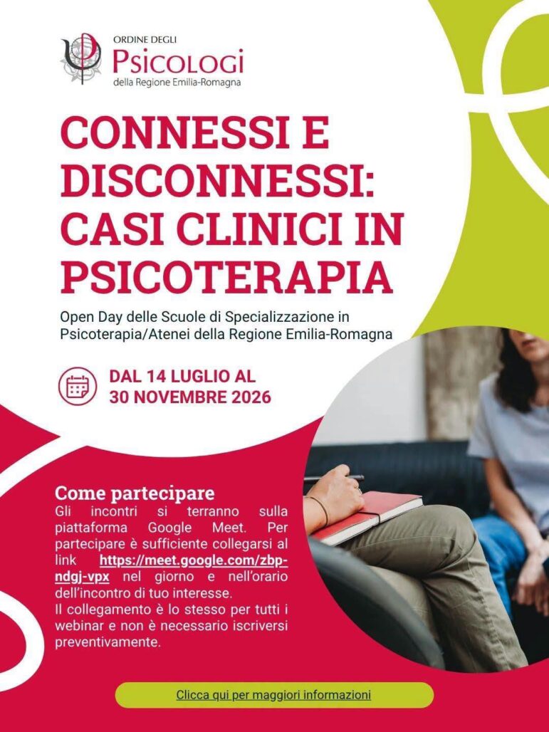 ISTITUTO MEME – CONNESSIONI E DISCONNESSIONI IN PSICOTERAPIA PSICODINAMICA BREVE – MODENA