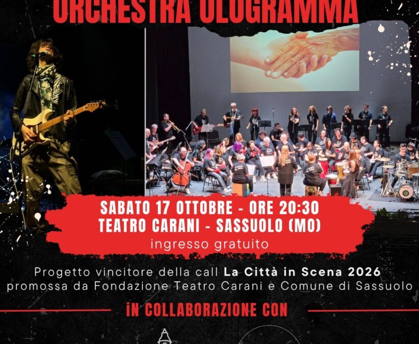 OLOGRAMMA – CANTA CON NOI: NICOLA FERRARI E ORCHESTRA OLOGRAMMA – SASSUOLO