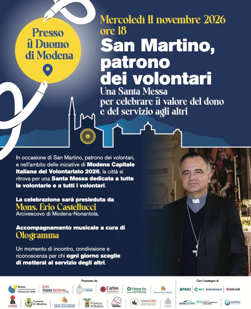 OLOGRAMMA – SAN MARTINO, PATRONO DEI VOLONTARI – MODENA